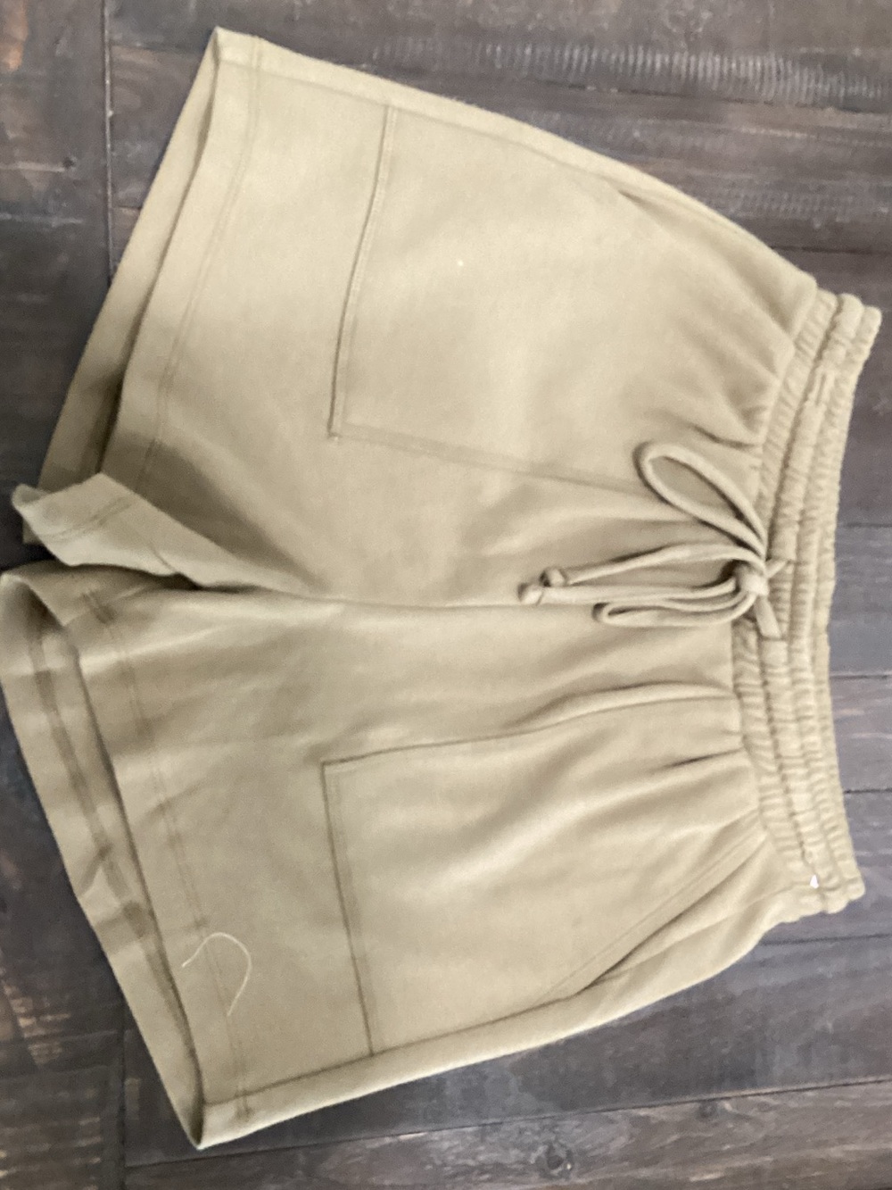 Zenana Outfitters Women's Athletic Shorts in Tan - Picture 1 of 3
